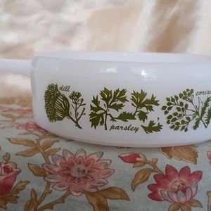 Vintage Anchor Hocking Green Herb